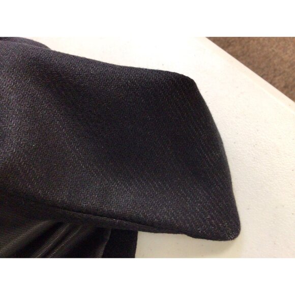 Zara Black Wool Coat Oversized Jacket Womens Medium - Picture 6 of 7